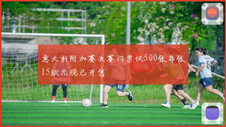 意大利附加赛决赛门票仅500张每张15欧元现已开售