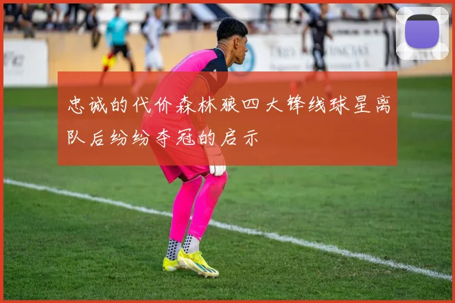 忠诚的代价森林狼四大锋线球星离队后纷纷夺冠的启示